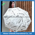 Notícia Impressão de papel Sun e tempo de chuva Promoção Gift Umbrella dobrável Outdoor Use Parasol